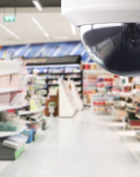 CCTV surveillance security camera transmit a video and audio signal to a wireless receiver through a radio band.Security camera for prevent product stolen in mall and supermarket